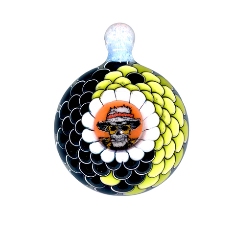 JuJu Glass Hunter S Thompson Yin & Yang Dot Stack Pendant