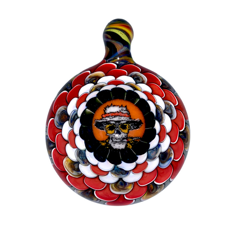 JuJu Glass Tequila Sunrise Hunter S. Thompson Dot Stack Pendant
