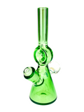Gemini Art Glass Donut Mini Tube Swamp Green
