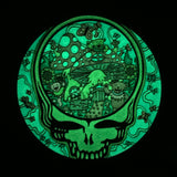 Grateful Dead Bear Mushroom Village Steal Your Face Pin