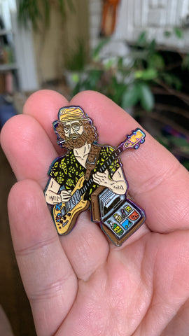 Grateful Dead Jerry Garcia Fear and Loathing Pin