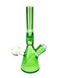 Gemini Art Glass Donut Mini Tube Swamp Green