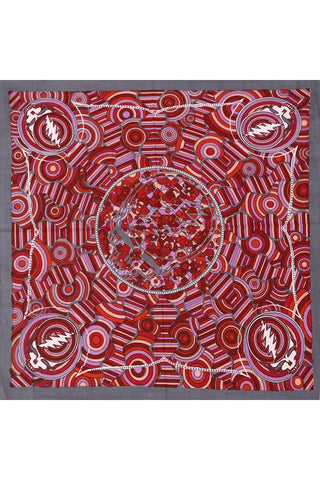 Grateful Dead Steal Your Face Bandana Fire 22 x 22