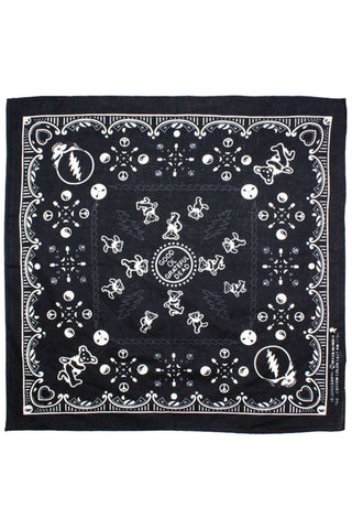 Grateful DeadGood Ol' Grateful Dead Bandana Black 22  22