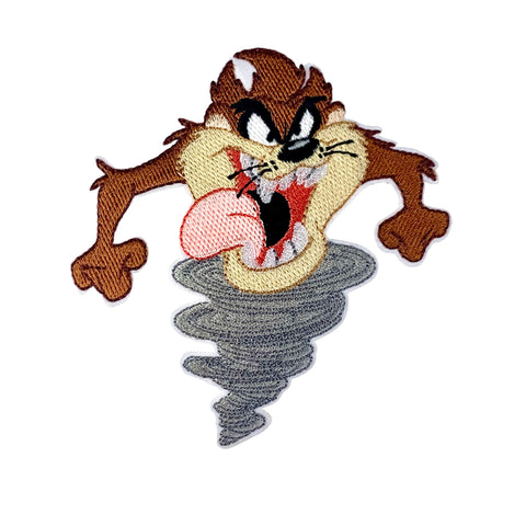 Tazmanian Devil Embroidered Iron On Patch