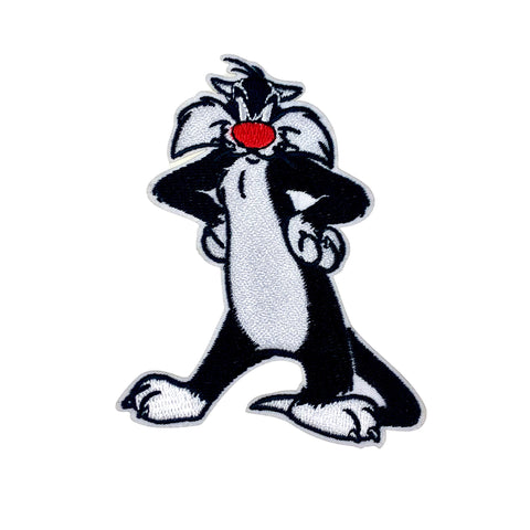 Sylvester the Cat Embroidered Iron On Patch