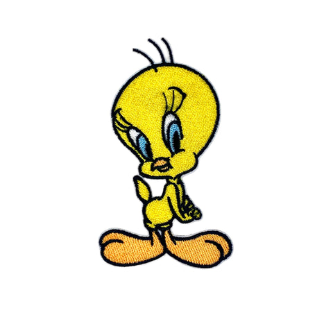 Tweety Bird Embroidered Iron On Patch