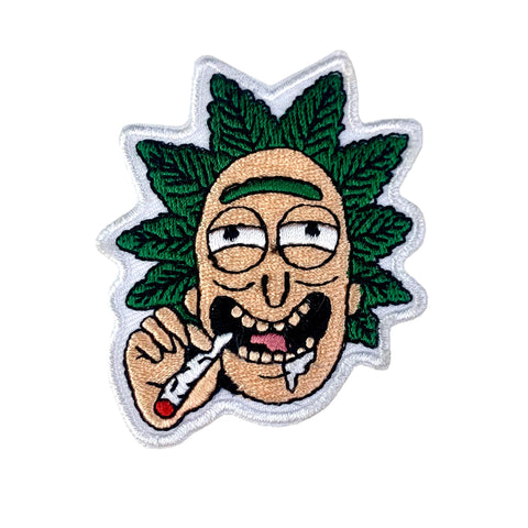 Rickand Morty 420 Rick Embroidered Iron On Patch
