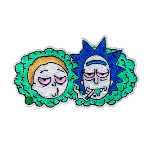 Rick and Morty Cloud Embroidered Iron On Patch