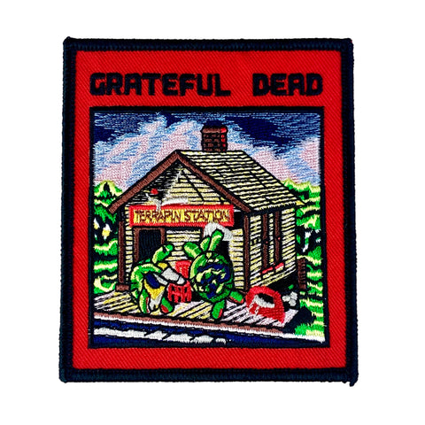 Grateful Dead Terrapin Station LP Cover Embroidered Iron On Patch