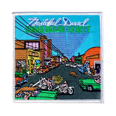 Grateful Dead Shakedown Street LP Cover Embroidered Iron On Patch