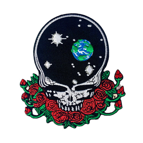 Grateful Dead Space Your Face Embroidered Iron On Patch