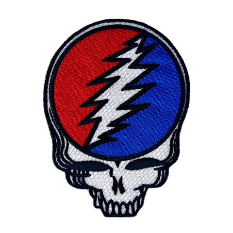 Grateful Dead Steal Your Face Embroidered Iron On Patch