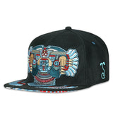 Mayan Smile Black Fitted Hat