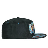 Mayan Smile Black Fitted Hat