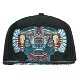 Mayan Smile Black Fitted Hat