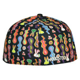 Woodstock Psychedelic Lava Fitted Hat