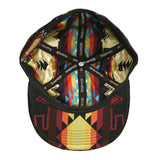 Desert Lore Woven Black Snapback Hat