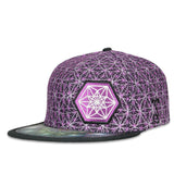 Grassroots California Laser Guided Visions Purple Snapback Hat
