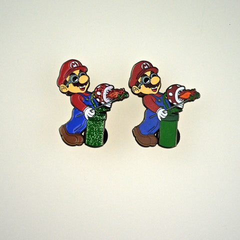 Glassblowing Mario Pin