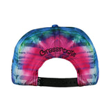 Removable Bear Tech Tie Dye Blue Snapback Hat