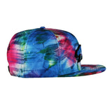 Removable Bear Tech Tie Dye Blue Snapback Hat