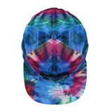 Removable Bear Tech Tie Dye Blue Snapback Hat