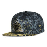 Grassroots California Celestial Serpent Black Snapback Hat