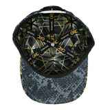 Grassroots California Celestial Serpent Black Snapback Hat