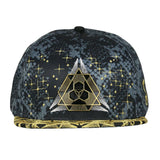 Grassroots California Celestial Serpent Black Snapback Hat