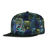 Aaron Brooks Oil Owl Allover Fitted Hat