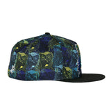 Aaron Brooks Oil Owl Allover Fitted Hat