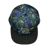 Aaron Brooks Oil Owl Allover Fitted Hat