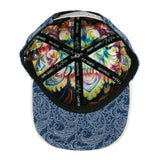 Randal Roberts x Morgan Mandala Flower Power Navy Snapback Hat