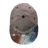 Sunsquabi Galaxy Gray Snapback Hat