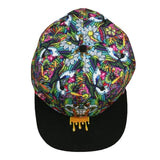 Grassroots California Ellie Paisley Oil Spill Fitted Hat