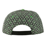 Laser Guided Visions Silver Green Snapback