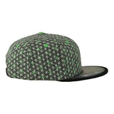 Laser Guided Visions Silver Green Snapback