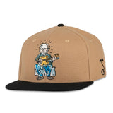 Jerry Garcia Grisman Tan Snapback Hat