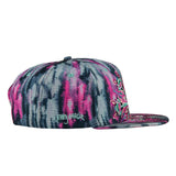 Jerry Garcia Watercolor Mandala Pink Snapback Hat