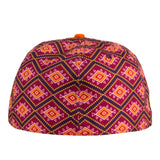 Grassroots California Chris Dyer Mandala Face Burgundy Fitted Hat
