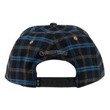 Grassroots California Bear Collection Blue Flannel Snapback Hat