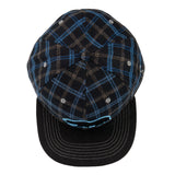 Grassroots California Bear Collection Blue Flannel Snapback Hat