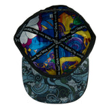 Grassroots California Vincent Gordon Seahorse Party Blackout Snapback Hat