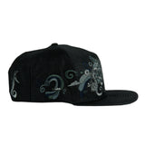 Grassroots California Vincent Gordon Seahorse Party Blackout Snapback Hat