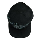 Grassroots California Vincent Gordon Seahorse Party Blackout Snapback Hat