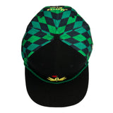 Grassroots California Master Kush Leaf Argyle Black Snapback Hat