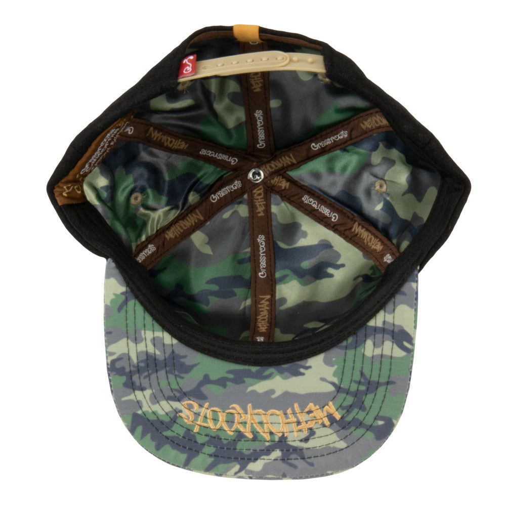 Snapback Method Cap Method Man Camo Ripstop Black Wool Snapback Hat – Piece Within