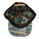 Grassroots California Method Man Camo Ripstop Black Wool Snapback Hat