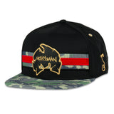 Grassroots California Method Man Camo Ripstop Black Fitted Hat